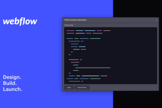 write custom code and fix issue of webflow website