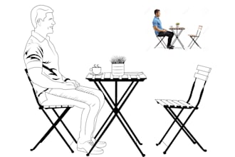 draw detailed vector line art for logo and engraving