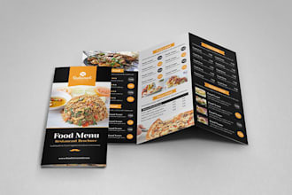 do modern restaurant menu design