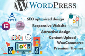 create responsive  wordpress website for your business