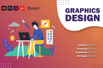 creative design adobe illustrator, photoshop and indesign