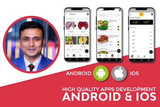 do awesome android and IOS mobile app UI design in flutter