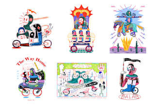 create custom lowbrow art t shirt illustration