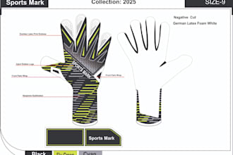 design goalkeeper gloves for you