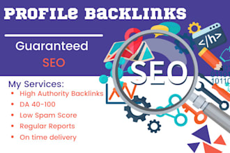 do high quality profile backlinks