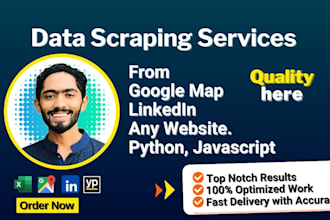 do google maps data scraping, yellow pages data scraping, mining, and collection