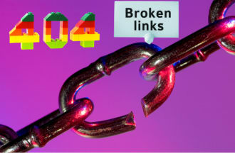 find broken link 404 error page