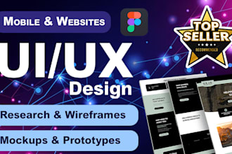 do awesome UI UX app designs on figma for ios and android