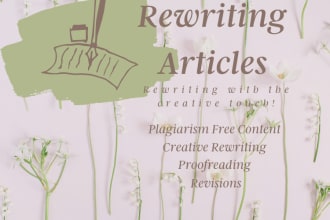 rewrite, proofread your article and make it plagiarism free