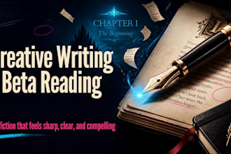 beta read and provide feedback on your book