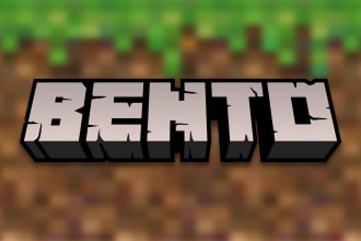put your text or name on minecraft logo