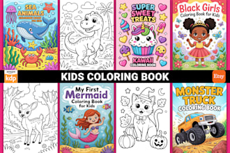 design kids coloring pages kids coloring book activity book kdp coloring book