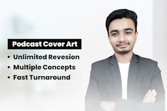 do awesome podcast cover art, podcast artwork