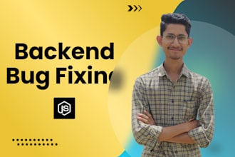 fix bug error related to node js, be your backend developer