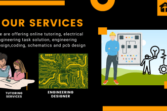make pcb design, pcb layout and electronic circuit schematic