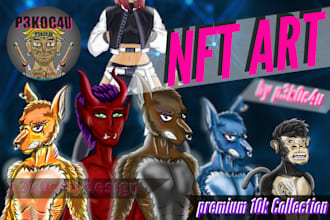 Big Deals!  design a awesome high quality 10k nft art collection