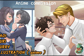 create anime, furry, yaoi, yuri