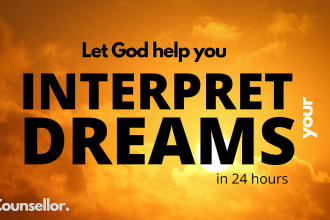interpret or analyse your dream by prophetic interpretation