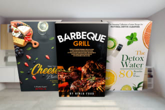 design eye catching cook book, recipe book and cooking book