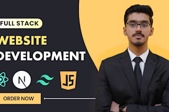 develop full stack web app and do web development in reactjs, nextjs and mern