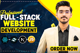 develop full stack web app and do ai website development in nextjs and mern