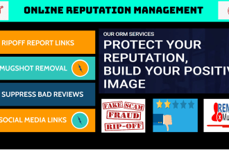 do ORM, reverse SEO for personal, brand, celebrity