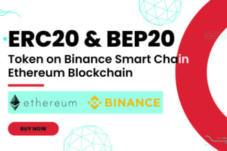 create custom erc20, bep20, erc721 nft token and staking smart contracts