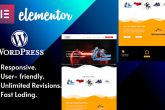design wordpress website or customization fully responsive,blog site,e commerce,