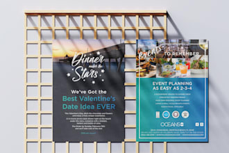 design a professional flyer, one pager, leaflet