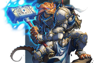 draw a fantasy character from your imagination