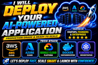 deploy production grade ai applications on AWS azure gcp docker kubernetes