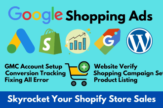 increase shopify store sales by google shopping ads campaign