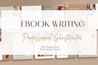 ghostwrite your kindle ebook