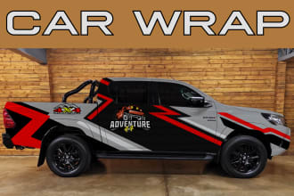 create professional car wrap in few hours