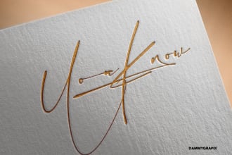 signature logo design watercolor real estate photography