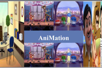make raw video, cartoon music video, and character animation