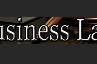 handle any business law articles, essays and summary