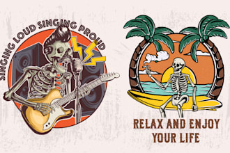 create amazing vintage illustration style