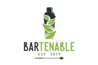 create modern restaurant, bar and night club logo with express delivery