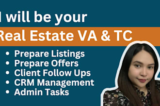 be your real estate virtual assistant
