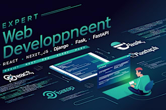 develop your website with react and django