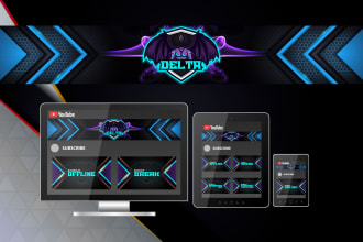 create custom twitch banner and stream overlays