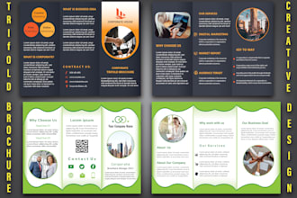 design professional business brochure
