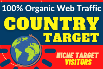 do country targeted organic web traffic