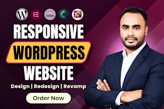 create wordpress website with elementor pro as elementor expert