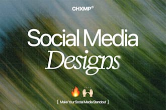 create modern social media post designs to boost engagement