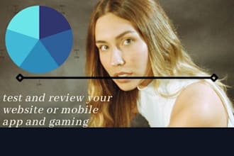test and review your website and mobile app
