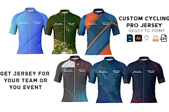 design a custom cycling jersey for your team and printing