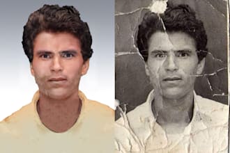 restore, retouch, repair, and colorize your old photo