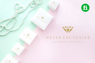 do luxury, jewelry monogram, crown, diamond logo